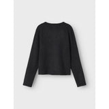 Name It Dark Grey Melange Nkfsaluna Ls Strik Card Noos