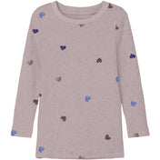 Name It Burnished Lilac Hearts Nmfnutti Ls Top Noos