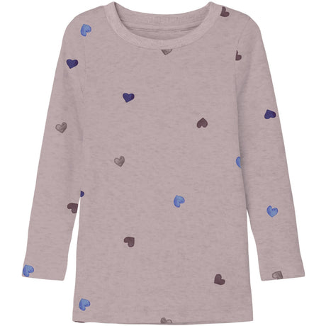 Name It Burnished Lilac Hearts Nmfnutti Ls Top Noos