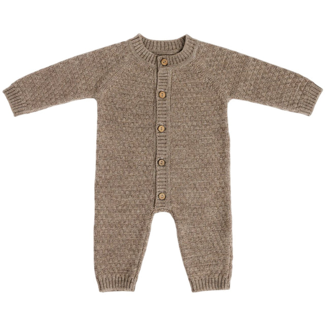 Smallstuff Nature Melange Buksedragt Square Strik Merino Uld