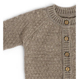 Smallstuff Nature Melange Buksedragt Square Strik Merino Uld