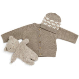 Smallstuff Nature Melange Cardigan Square Strik Merino Uld