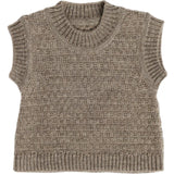 Smallstuff Nature Melange Vest Square Strik Merino Uld