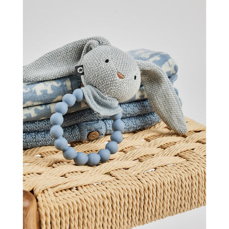 Smallstuff Blue Vest Ao Elefanter Merino Uld