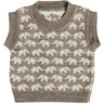 Smallstuff Nature Melange Vest Ao Elefanter Merino Uld