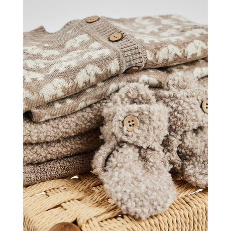 Smallstuff Nature Melange Vest Ao Elefanter Merino Uld