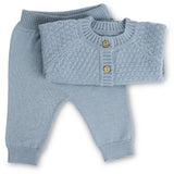 Smallstuff Blue Bukser Flat Strik Merino Uld