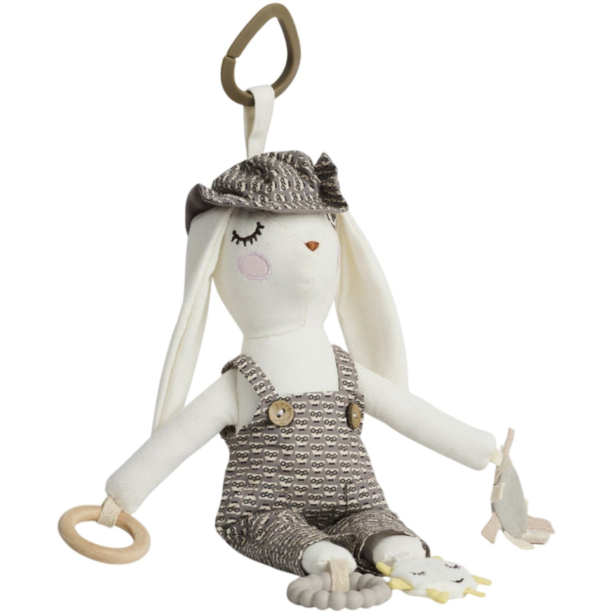 Smallstuff Nature Bear Face Aktivitetskanin Til Autostol