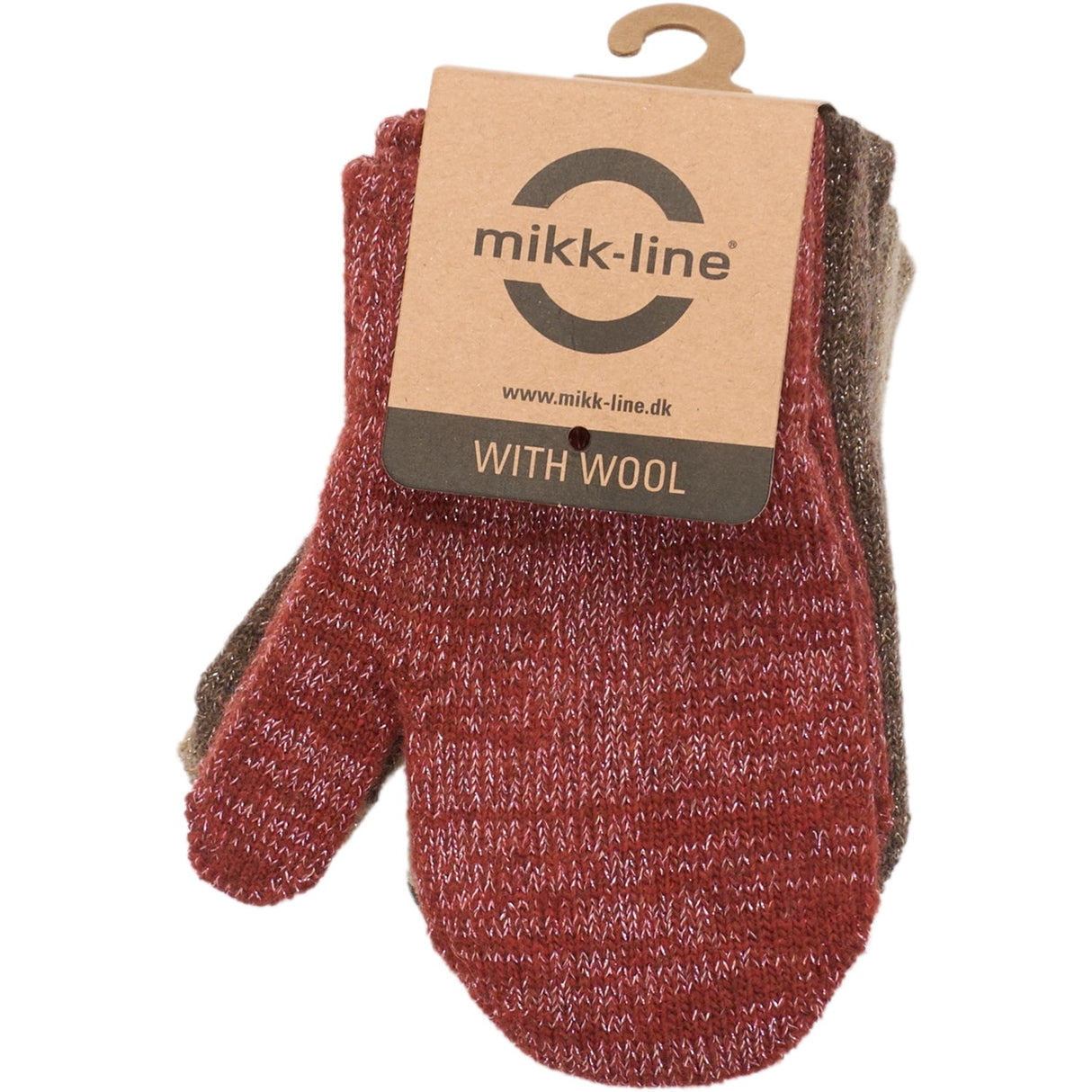 Mikk-Line Apple Butter-Chocolate Chip-Doeskin Magic Handsker 3 Pak Med Lurex