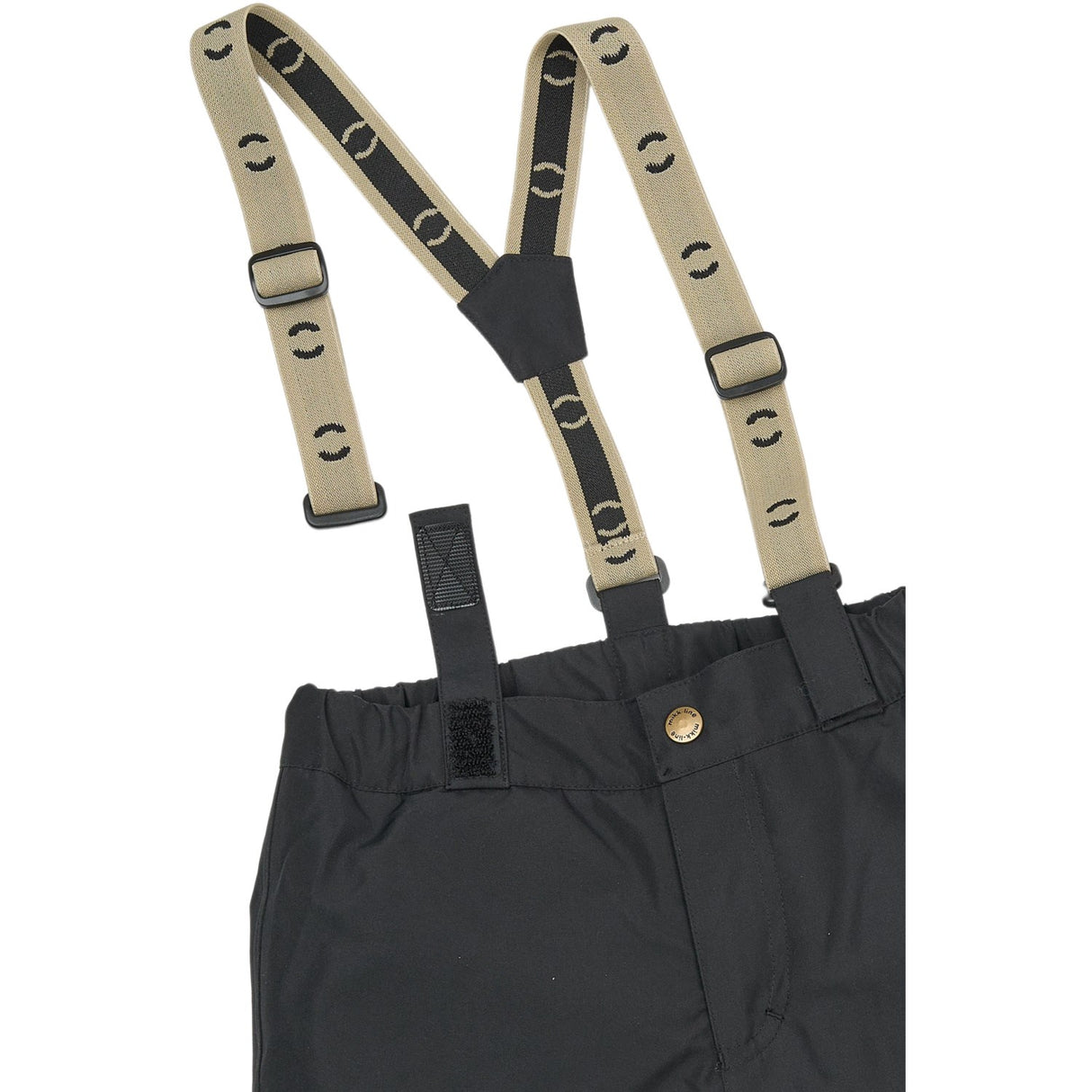 Mikk-Line Black Uni Overtræksbukser Solid