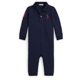 Ralph Lauren Baby Refined Navy Baby Boy Coverall