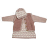 Smallstuff Rose Vest Med Knapper Bouclé Merino Uld