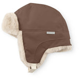 Mini A ture Chestnut Brown Matcrister Bamse Lined Winter Hætte