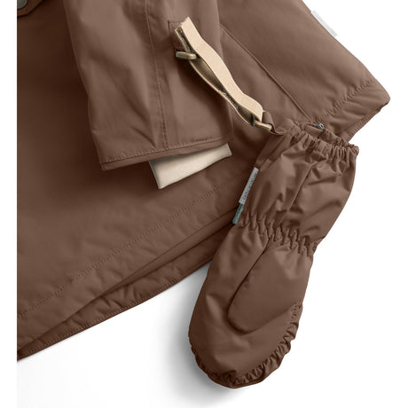 Mini A ture Chestnut Brown Matcesar Fleece Lined Vanter