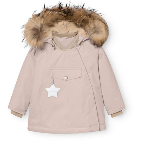 Mini A ture Cloudy Rose Matwang Fleece Lined Winter Jakke Fur. GRS