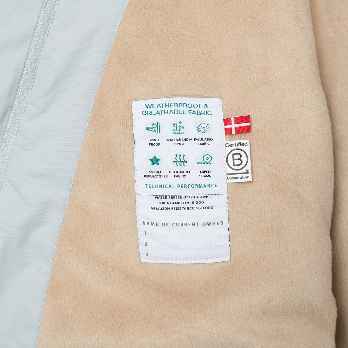 Mini A ture Puritan Grey Matwang Fleece Lined Winter Jacket. GRS