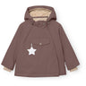 Mini A ture Peppercorn Plum Matwang Fleece Lined Winter Jacket. GRS