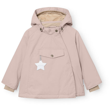 Mini A ture Cloudy Rose Matwang Fleece Lined Winter Jacket. GRS