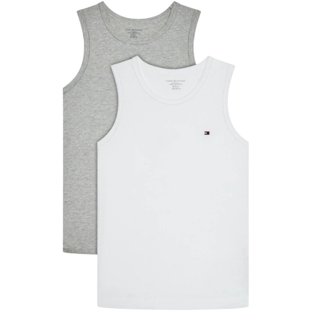 Tommy Hilfiger Tank Top 2-pak White/Medium Grey Heather