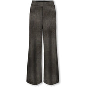 kids ONLY Black Lurex Light Gold/Silver/Wide Stripe Kogqueen Glitter Bukser Bf Jrs