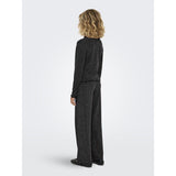 kids ONLY Black Lurex Silver/Harlekin Kogqueen L/S Glitter Top Bf Jrs