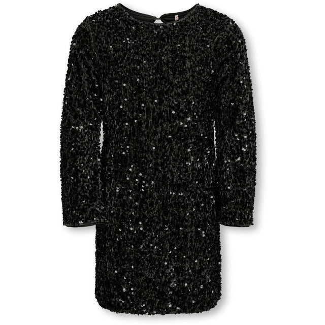 kids ONLY Black Kogconfidence Life Ls Seq Flrd Kjole Jrs