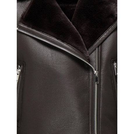 kids ONLY Black Coffee Kogstarry Bonded Teddy Jakke Otw