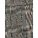 kids ONLY Seal Brown Libra Checks Kogfine Pleat Nederdel Jrs