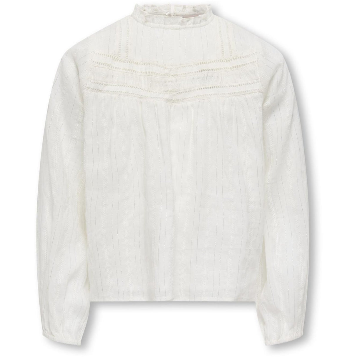 kids ONLY Cloud Dancer Lurex Kogrhea L/S Glitter Top Wvn