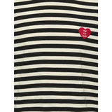 kids ONLY Black Cloud Dancer/Detail Heart High Risk Red Koglivina L/S O-Neck Stripe Top Jrs