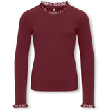 kids ONLY Cabernet Kogleslie L/S Lace Mix Top Jrs