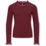 kids ONLY Cabernet Kogleslie L/S Lace Mix Top Jrs