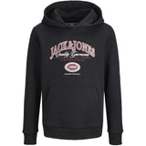 Jack & Jones Junior Black Jjari Branding Sweat Hætte Jnr