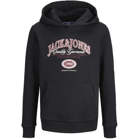 Jack & Jones Junior Black Jjari Branding Sweat Hætte Jnr