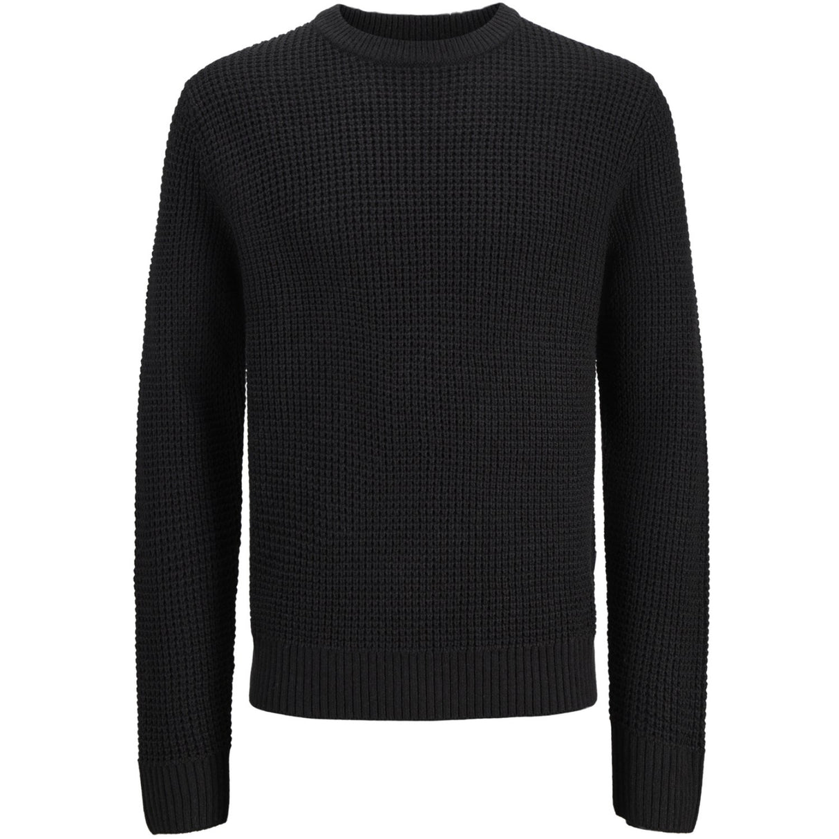 Jack & Jones Junior Black Jjglobal Strik Crew Neck Jnr