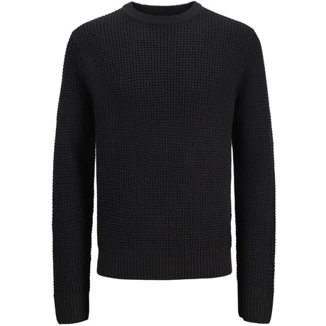 Jack & Jones Junior Black Jjglobal Strik Crew Neck Jnr