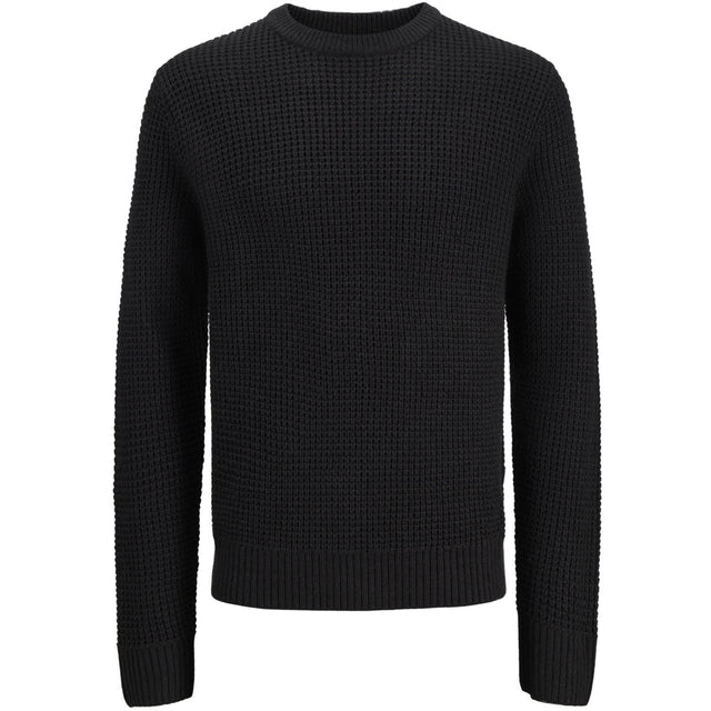 Jack & Jones Junior Black Jjglobal Strik Crew Neck Jnr