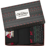 Jack & Jones Junior Black Jacxmas Rensdyr Strømper Giftbox Jnr