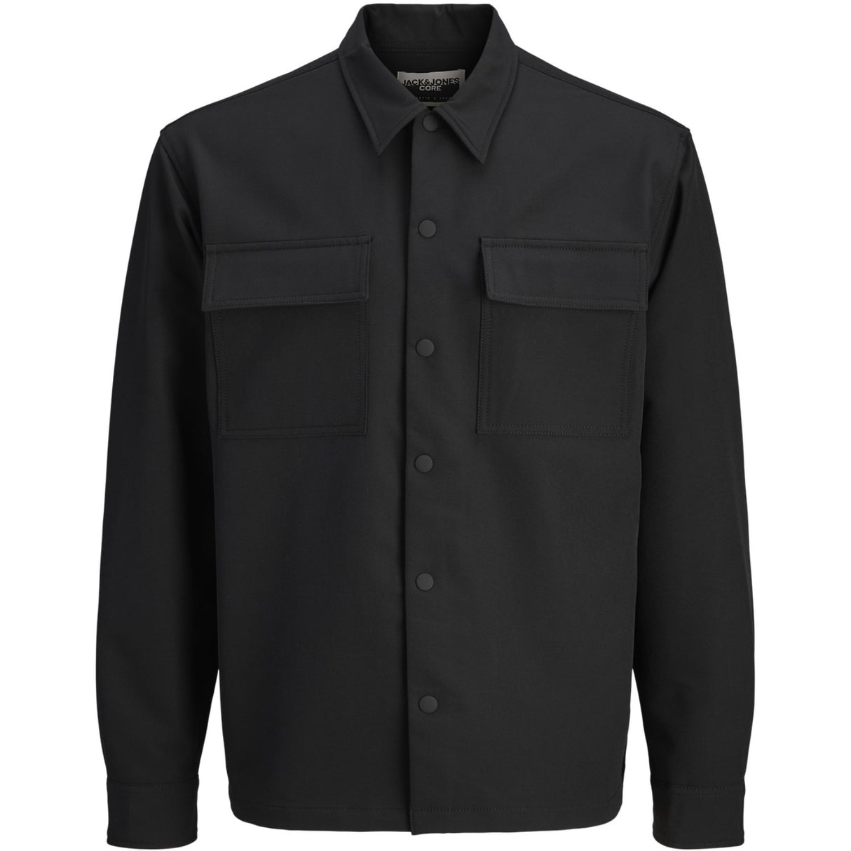 Jack & Jones Junior Black Jcopoint Commute Travel Skjorte Bf Jnr