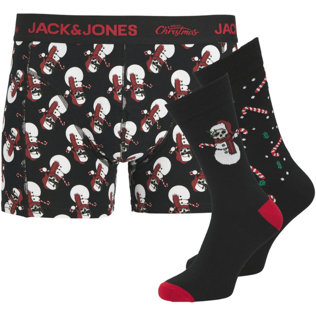 Jack & Jones Junior Black Jacsnow Skulls Giftbox Jnr