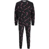 Jack & Jones Junior Jule Lounge Sæt Black Candy Cane