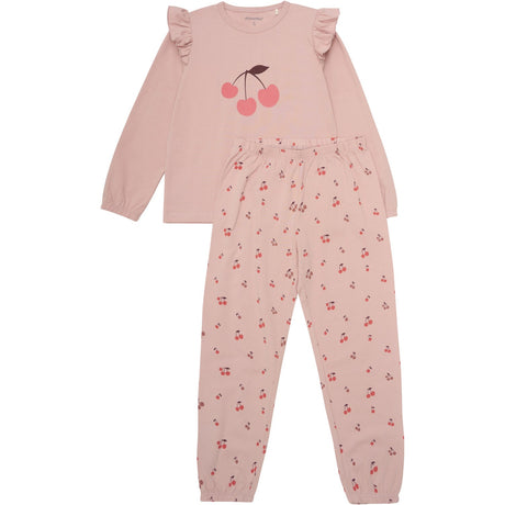Minymo Misty Rose Pyjamas Ls Sæt Aop