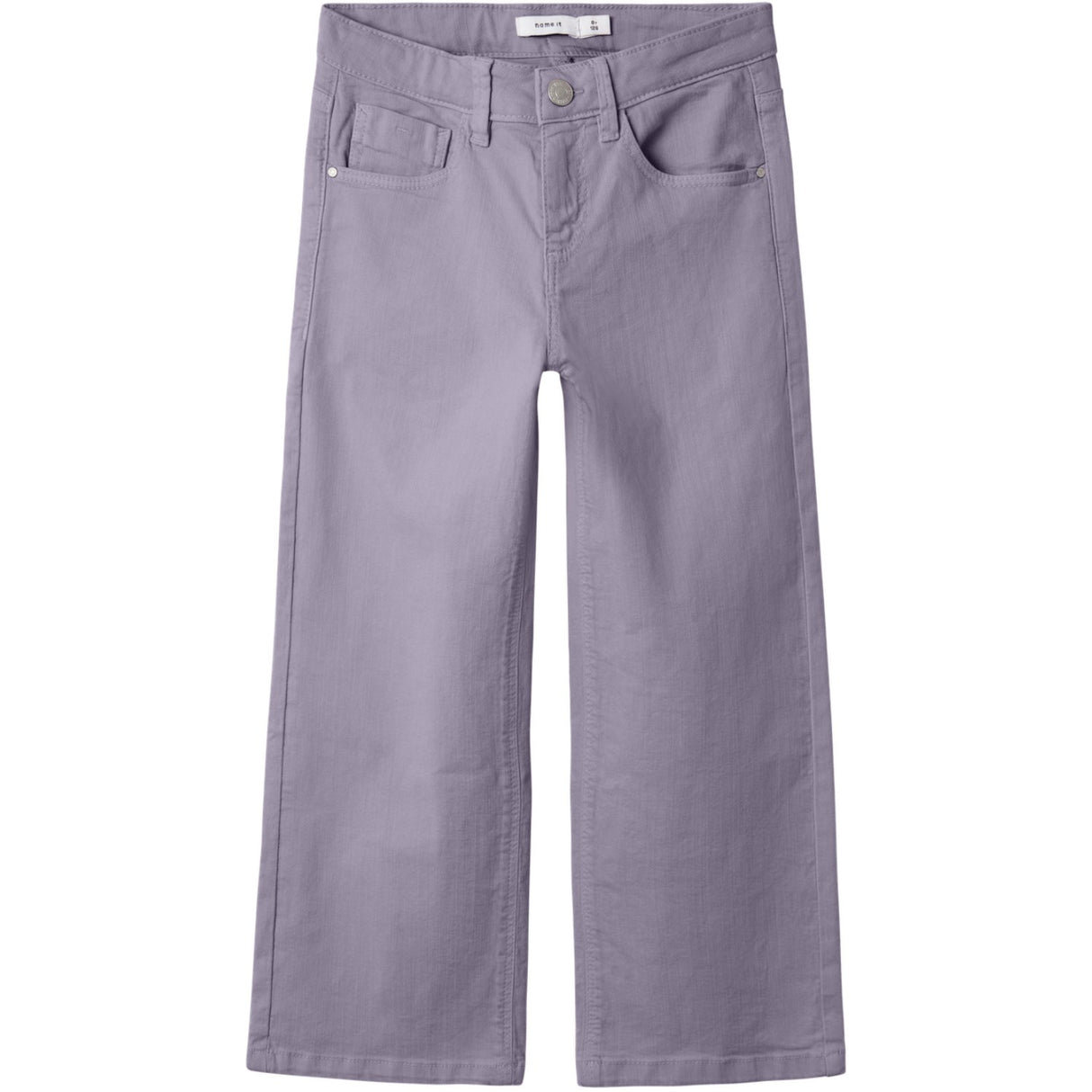 Name It Lavender Gray Nkfrose Wide Twi Bukser 1115-Tp Noos