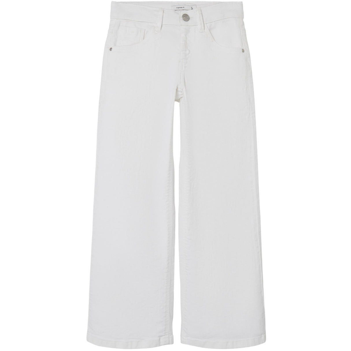 Name It Bright White Nkfrose Wide Twi Bukser 1115-Tp Noos