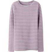 Name It Pirouette W. Grey Melange Nkfsuraja Xsl Ls Top Noos