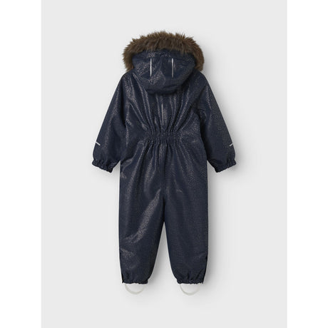 Name It Dark Sapphire Nmfsnow10 Dragt Flæse Glitter Fo