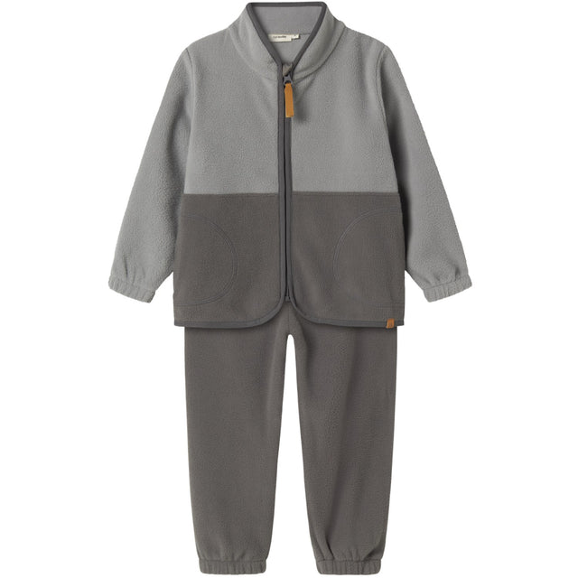Lil'Atelier Ultimate Grey Nmmlaspektra Fleece Sæt 1Fo Lil