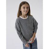 Name It Grey Melange Nkforiane Ls Strik