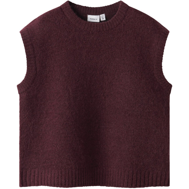 Name It Burgundy Nkfoneifyly Strik Vest