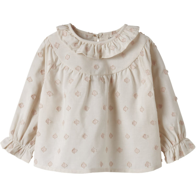 Lil'Atelier Pastel Parchment Nbfnethe Ls Loose Skjorte Lil